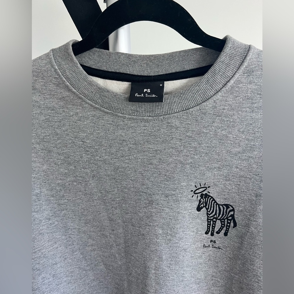 Paul Smith grey zebra sweatshirt crewneck size M